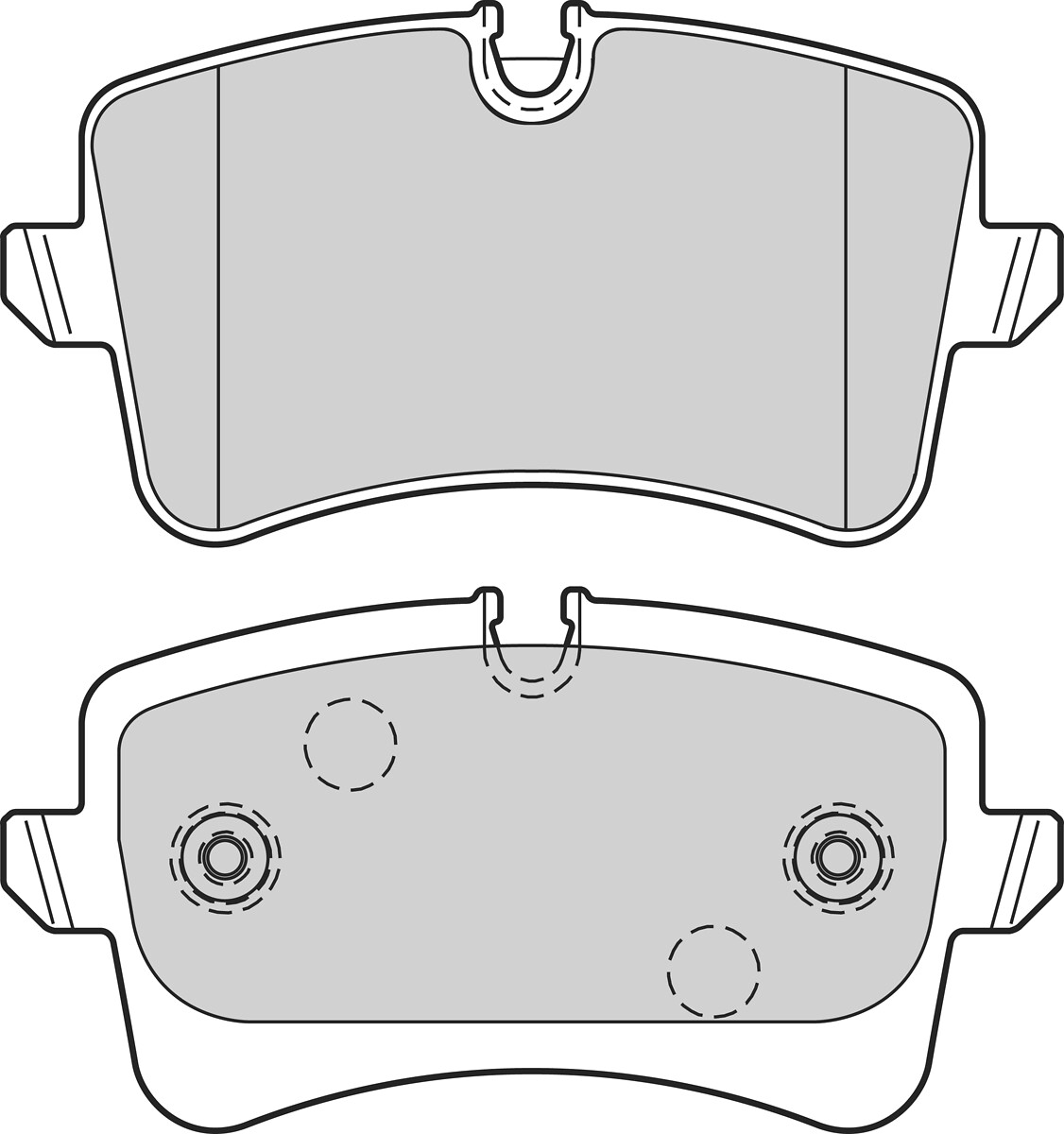 BRAKE PADS FIRST AUDI A6 C7 RR
